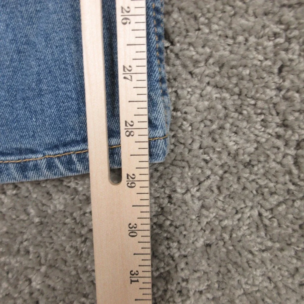 Levis Jeans Mens 34x30 Blue 505 Regular Straight Faded Work Zip Fly‎ Denim Pants